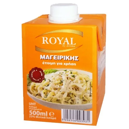 ROYAL φυτική κρέμα μαγειρικής 23% 500ml – Υλικά Μαγειρικής