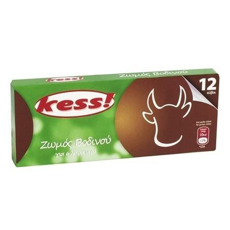 KESS! ζωμός βοδινού για 6 λίτρα νερού 12τεμ – Υλικά Μαγειρικής