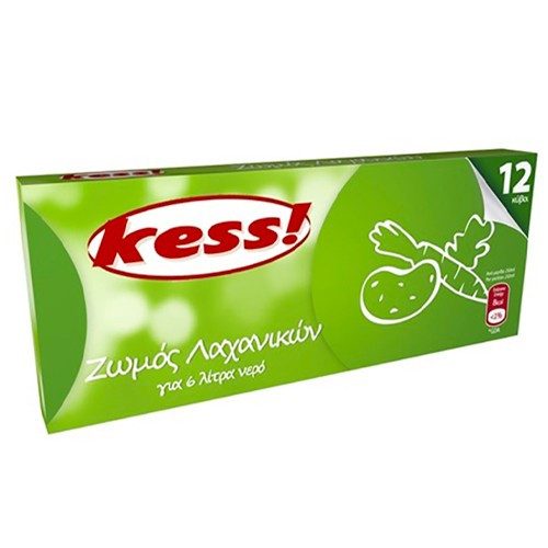 KESS! ζωμός λαχανικών για 6 λίτρα νερού 12τεμ – Υλικά Μαγειρικής