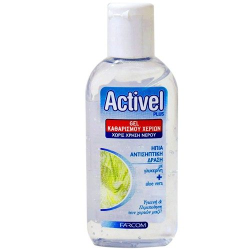 FARCOM Activel plus gel καθαρισμού χεριών 80ml – Αντισηπτικά Χεριών