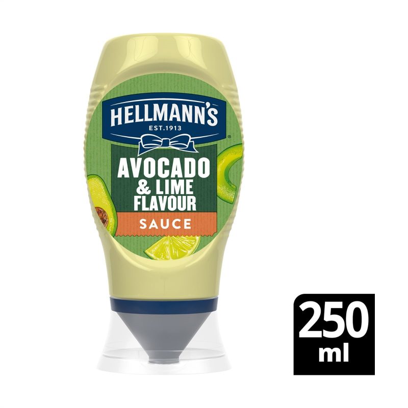 HELLMANN'S σως αβοκάντο και γεύση λάιμ vegan 250ml – Σάλτσες και Dressings