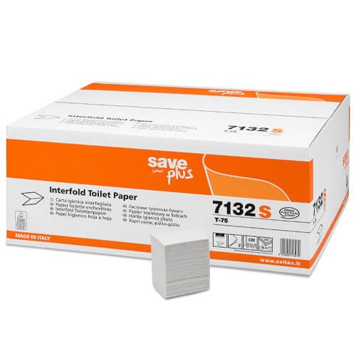 SAVE PLUS χαρτί υγείας φύλλο-φύλλο 10,5x18cm 36x250τεμ – Χαρτικά (Χονδρική)