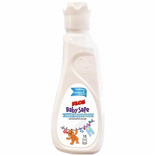 FLOS Baby Safe υγρό πλυντηρίου ρούχων 15μεζ 750ml – Απορρυπαντικά Ρούχων