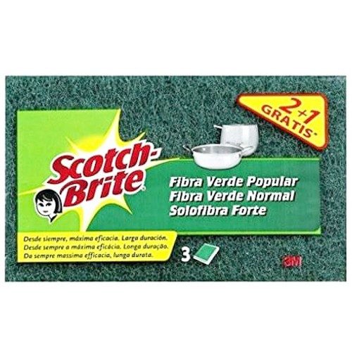 SCOTCH-BRITE συρμάτινο πετσετάκι πράσινο 3τεμ – Σφουγγάρια Κουζίνας