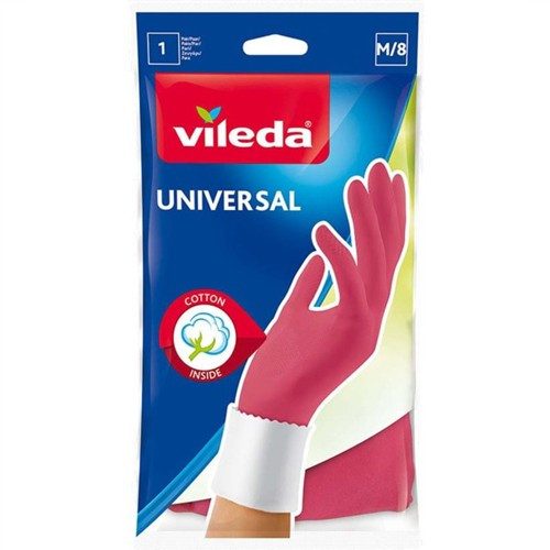 VILEDA γάντια οικιακής χρήσης universal πλαστικά medium – Γάντια Κουζίνας