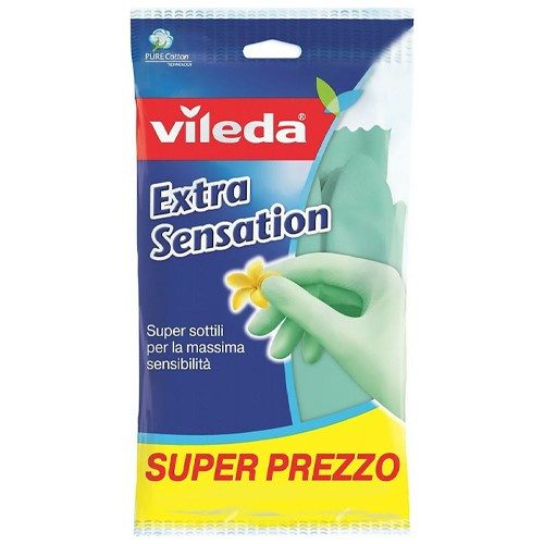 VILEDA γάντια καθαριότητας extra sensation πλαστικά small – Γάντια Κουζίνας