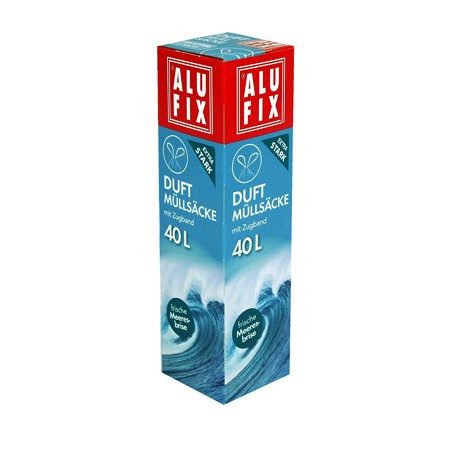 ALUFIX σακούλες απορριμμάτων με άρωμα ωκεανού 53x71cm 40lt 10τεμ