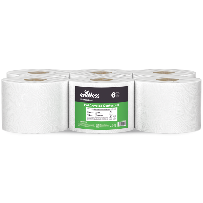 ENDLESS χαρτί υγείας συσκευών Centerpull 6x600gr – Χαρτικά (Χονδρική)