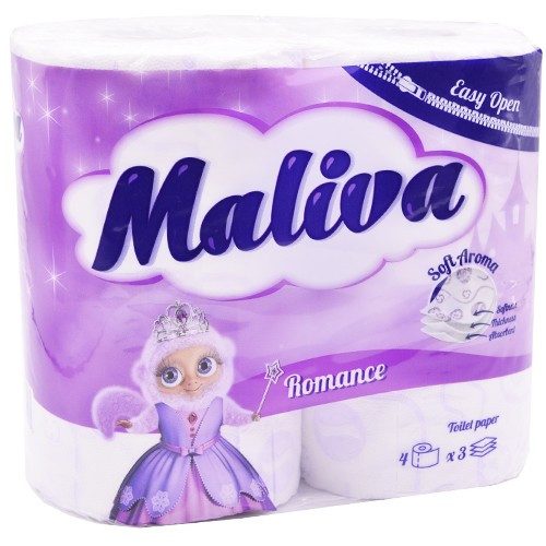 ZEBRA maliva χαρτί υγείας romance 3φυλλο 4τεμ – Χαρτιά Υγείας