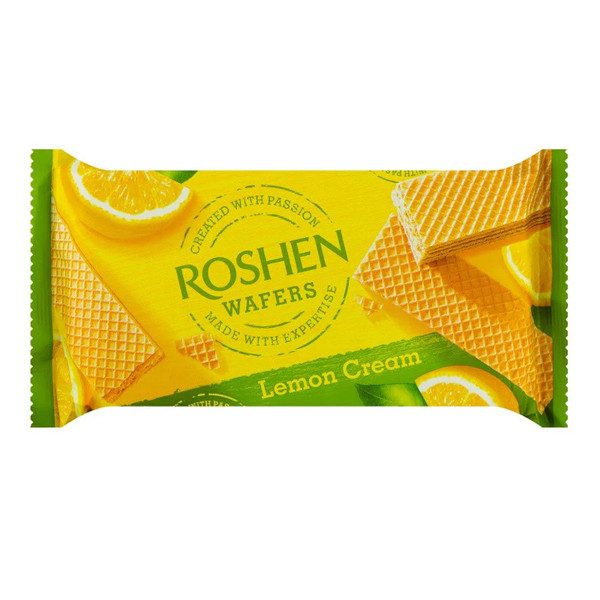 ROSHEN γκοφρέτα με κρέμα λεμόνι 216gr – Σοκολάτες