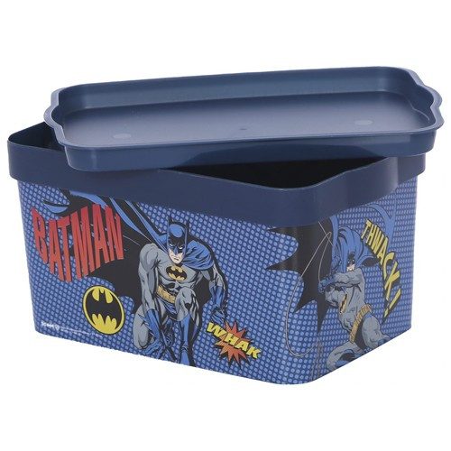 TNS φαγητοδοχείο πλαστικό με σχέδιο batman 23lt 21x14x105cm – Παιδικά Δοχεία Φαγητού