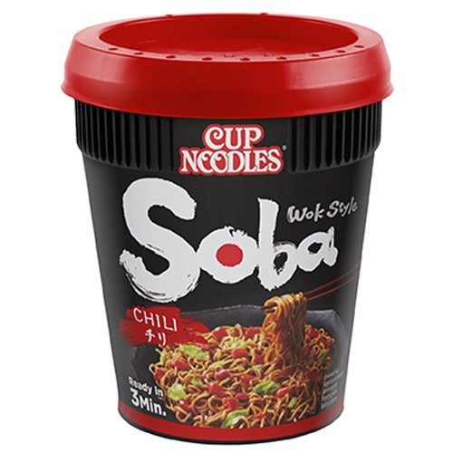 NISSIN FOODS soba noodles cup τσίλι 92gr – Τρόφιμα Μακράς Συντήρησης