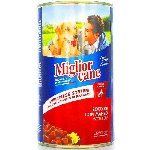 MORANDO Miglior cane σκυλοτροφή κονσέρβα μοσχάρι 1250gr – Υγρή Τροφή Σκύλων