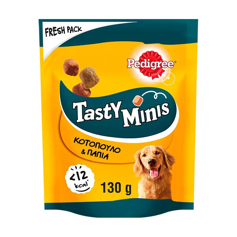 PEDIGREE tasty minis κοτόπουλο και πάπια 130gr – Λιχουδιές/Σνακ Σκύλων