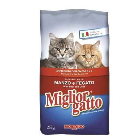 MORANDO Miglior gatto γατοτροφή κροκέτα με μοσχάρι καρότο 2kg – Ξηρά Τροφή Γάτας