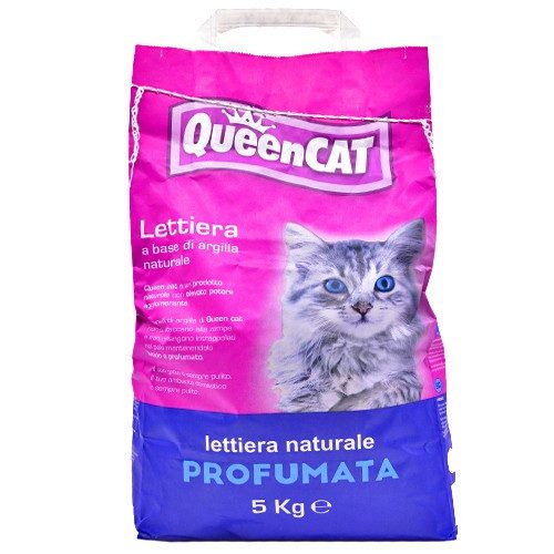 QUEEN CAT άμμος υγιεινής γάτας αρωματισμένη 5kg – Άμμος Γάτας
