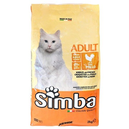 SIMBA γατοτροφή κροκέτα κοτόπουλο 2kg – Ξηρά Τροφή Γάτας