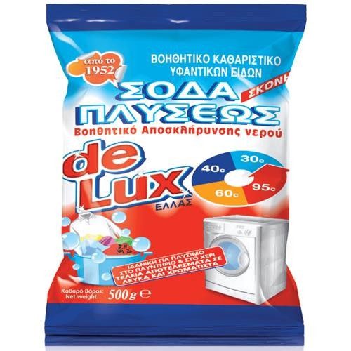 DELUX σόδα πλύσεως 500gr – Ενισχυτικά Πλύσης