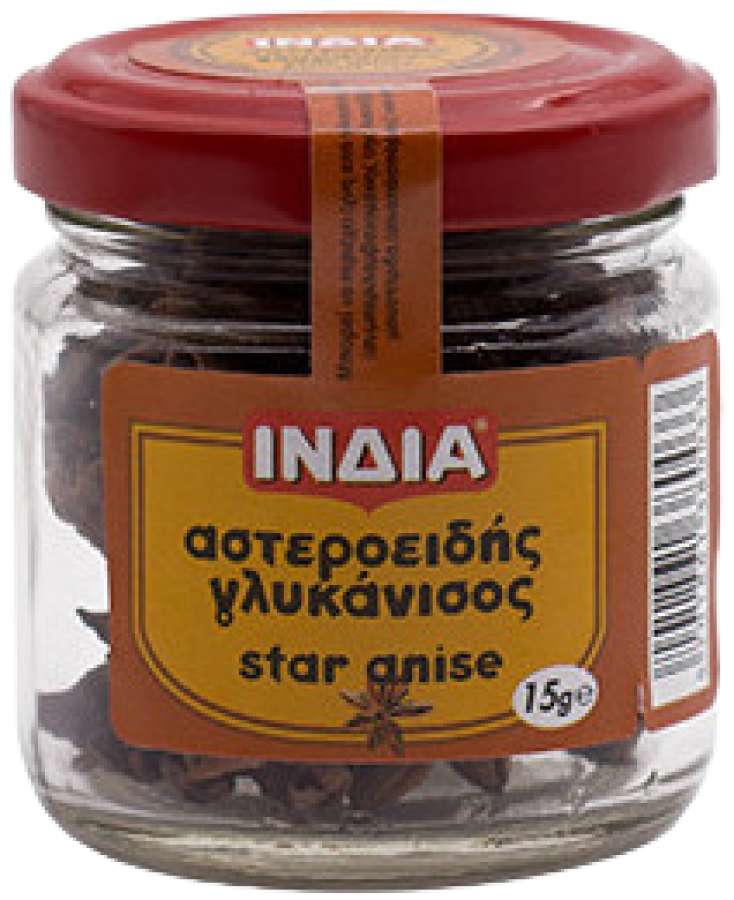 ΙΝΔΙΑ αστεροειδής γλυκάνισος βάζο 15gr – Ινδία – Μπαχαρικά και Μυρωδικά