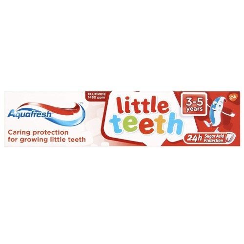 AQUAFRESH οδοντόκρεμα Little Teeth παιδική 3-5 χρονών 50ml – Προϊόντα Παιδικού και Βρεφικού Βουρτσίσματος Δοντιών