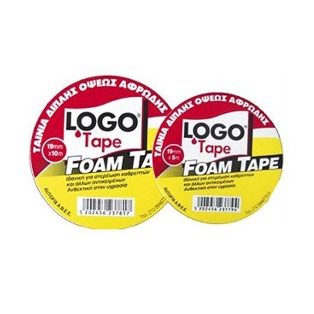 LOGO foam tape αφρώδης ταινία διπλής όψεως 19x5m – Αυτοκόλλητες Ταινίες