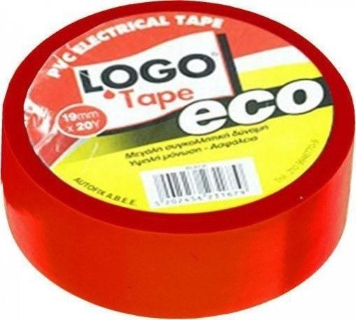 LOGO tape eco μονωτική ταινία κόκκινη 19mm x 18,3m – Μονωτικές Ταινίες