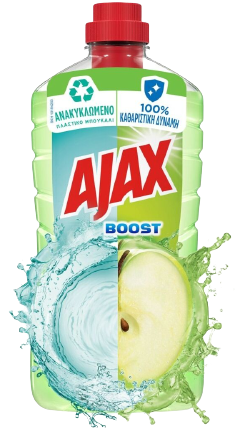 AJAX Boost υγρό καθαριστικό γενικής χρήσης ξύδι και μήλο 1lt – Καθαριστικά Επιφανειών