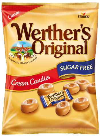 WERTHER'S original καραμέλες βουτύρου χωρίς ζάχαρη 70gr – Καραμέλες, Γλειφιτζούρια και Τσίχλες