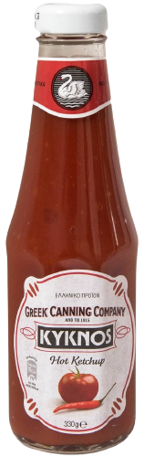 ΚΥΚΝΟΣ κέτσαπ hot 330gr – Κύκνος – Σάλτσες και Dressings