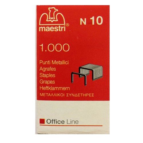 MAESTRI σύρμα Νο10 10τεμ – Σύρματα Συρραπτικού