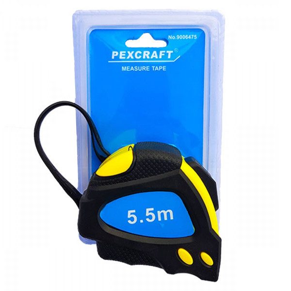 PEXCRAFT μέτρο αυτόματο με φρένα 5,5m x 25cm – Μετροταινίες