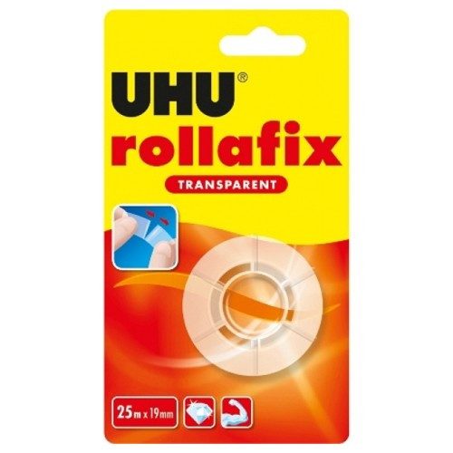 UHU κόλλα rollafix διαφανές ανταλλακτικό 19x25mm – Σελοτέιπ
