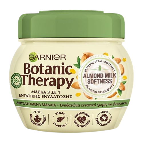 GARNIER Botanic Therapy μάσκα μαλλιών almond milk 300ml – Μάσκες Μαλλιών