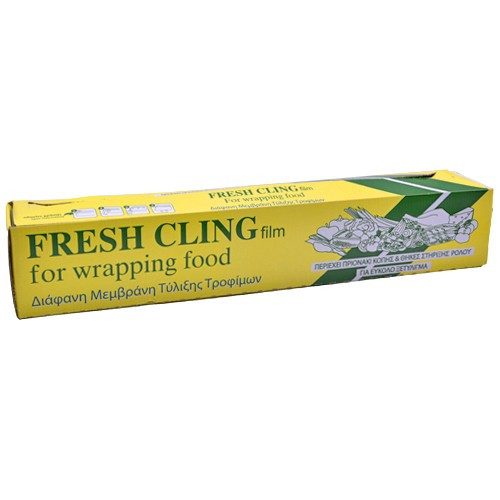 FRESH μεμβράνη τροφίμων διαφανής 200m x 45cm – Αναλώσιμα Κουζίνας