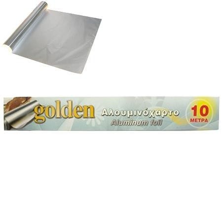GOLDEN αλουμινόχαρτο 10m – Αναλώσιμα Κουζίνας