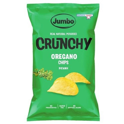 OHONOS SNACKS Jumbo crunchy chips με ρίγανη χωρίς γλουτένη 90gr – Πατατάκια