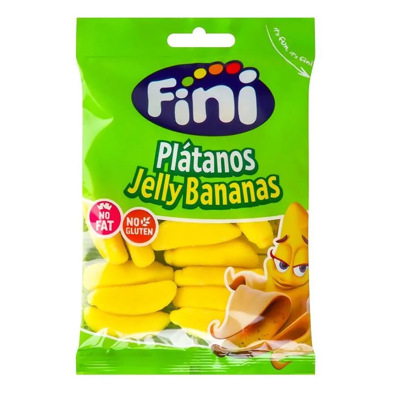 FINI ζελεδάκια jelly bananas 100gr – Καραμέλες, Γλειφιτζούρια και Τσίχλες