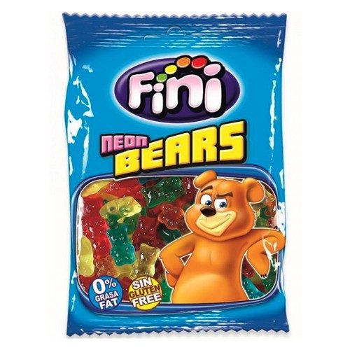 FINI ζελεδάκια neon bears 100gr – Καραμέλες, Γλειφιτζούρια και Τσίχλες