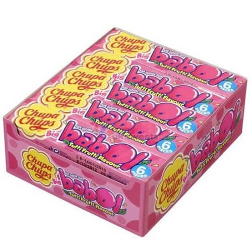 BIG BABOL τσίχλες Tutti Frutti 20τεμ – Chupa Chups – Καραμέλες, Γλειφιτζούρια και Τσίχλες