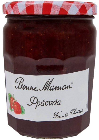BONNE MAMAN μαρμελάδα φράουλα χωρίς γλουτένη 750gr – Μαρμελάδες