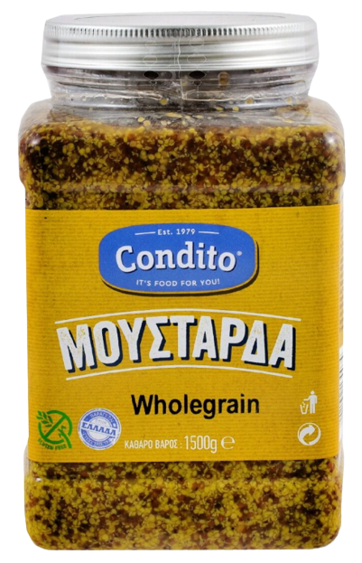 CONDITO μουστάρδα wholegrain 1,5kg – Σάλτσες και Dressings