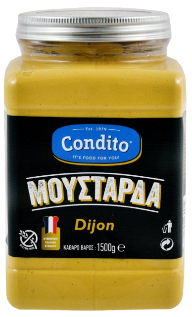 CONDITO μουστάρδα dijon 1,5kg – Σάλτσες και Dressings