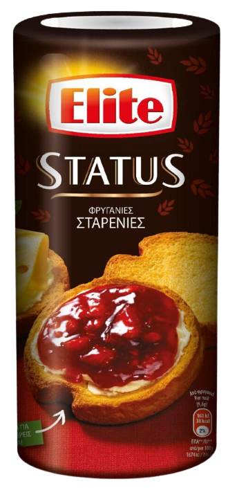 ELITE status φρυγανιά σίτου 125gr – Αρτοσκευάσματα
