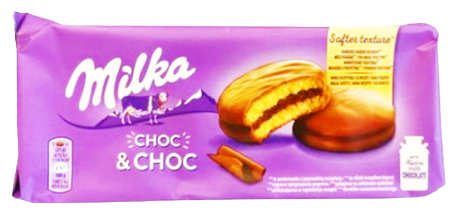 MILKA μπισκότα choc και choc με σοκολάτα 150gr