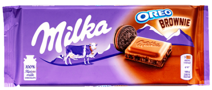 MILKA σοκολάτα oreo choco brownie 100gr – Σοκολάτες