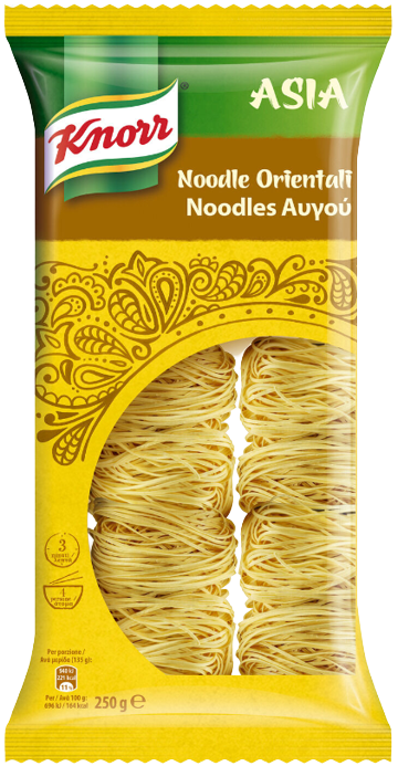 KNORR noodles asia αυγού 250gr – Ζυμαρικά