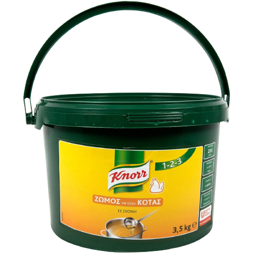 KNORR ζωμός κότας σε σκόνη 3,5kg – Υλικά Μαγειρικής