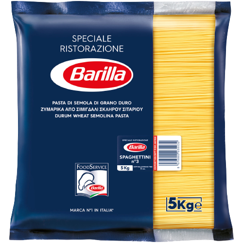 BARILLA ζυμαρικά Spaghettini No3 5kg