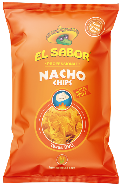 EL SABOR nacho chips texas BBQ 425gr – Πατατάκια
