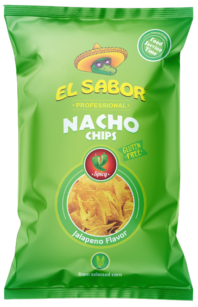 EL SABOR nacho chips jalapeno 425gr – Πατατάκια